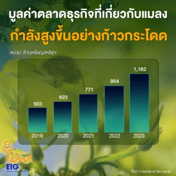 มูลค่าตลาดธุรกิจที่เกี่ยวกับแมลง 01